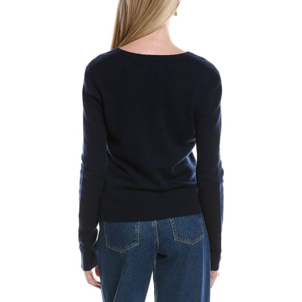 Maison Heritage Womens  Zefina Cashmere Sweater, Blue - Picture 2 of 3
